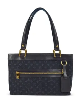 Louis Vuitton Pre-Owned: Синяя сумка-шоппер