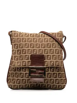 Fendi Pre-Owned: Коричневая сумка через плечо 