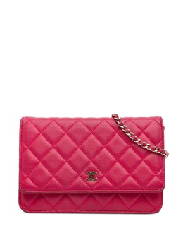 CHANEL Pre-Owned: Розовый кошелёк 