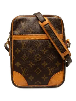 Louis Vuitton Pre-Owned: Коричневая сумка через плечо