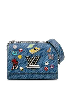 Louis Vuitton Pre-Owned: Голубая сумка через плечо 