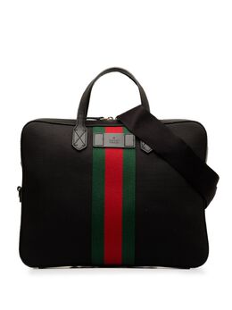 Gucci Pre-Owned: Чёрный портфель 