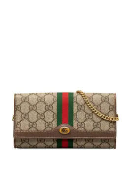 Gucci Pre-Owned: Коричневый кошелёк