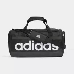 Adidas: Чёрная спортивная сумка  Essentials