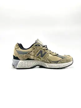 New Balance: Зелёные кроссовки  2002R