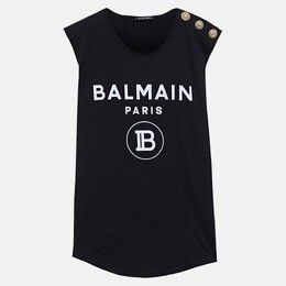 Balmain: Хлопковый топ 