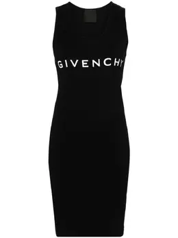 Givenchy: Платье с принтом 