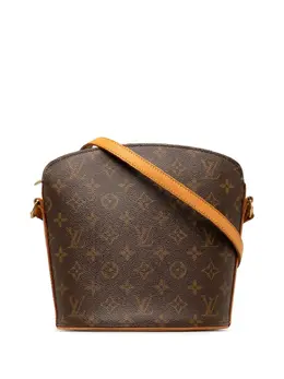 Louis Vuitton Pre-Owned: Коричневая сумка через плечо