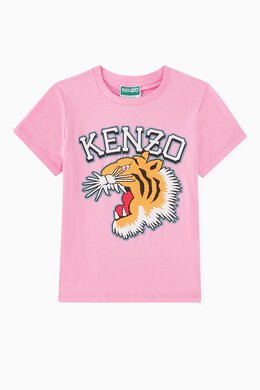 Kenzo: Футболка Tiger Head с принтом