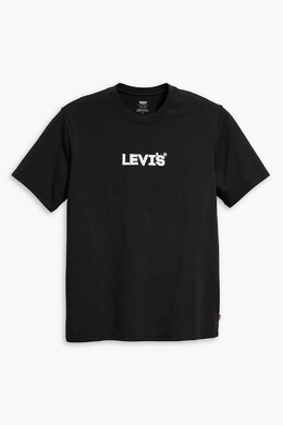 Levi's: Чёрная футболка 