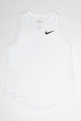 Nike: Белый топ Dri FIT