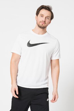 Nike: Белая футболка 