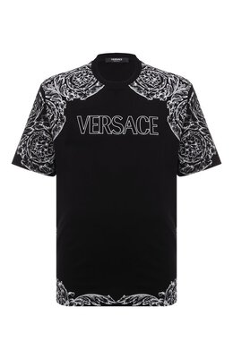 Versace: Хлопковая футболка 