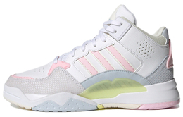 Adidas: Серые кроссовки 
