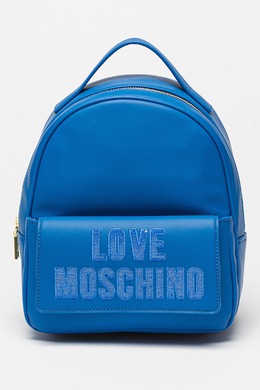 LOVE MOSCHINO: Синий рюкзак 