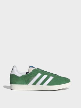 adidas: Зелёные кеды  Gazelle