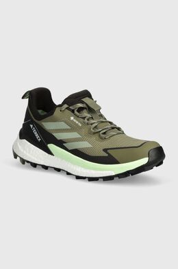 Adidas: Зелёные кроссовки  Terrex