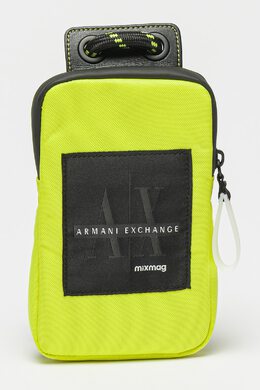 Armani Exchange: Чёрная сумка 