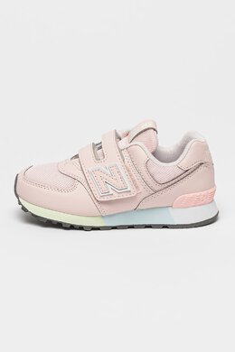 New Balance: Розовые кроссовки  574