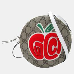 Gucci: Коричневая сумка через плечо  GG Supreme