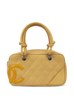 CHANEL Pre-Owned: Бежевая сумка 