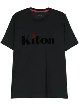 Kiton: Футболка с принтом