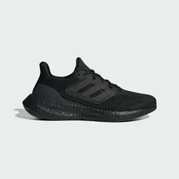 adidas: Чёрные кроссовки  PureBoost