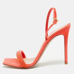 Gianvito Rossi: Красные сандалии  Poppy