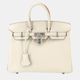 Hermes: Белая сумка  Birkin 25