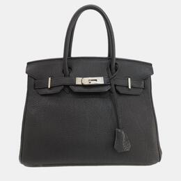 Hermes: Чёрная сумка  Birkin 30