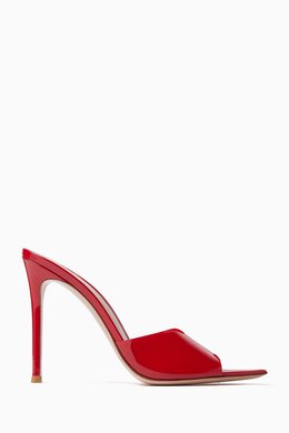 Gianvito Rossi: Красные сабо Elle 105