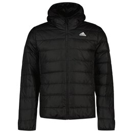 Adidas: Чёрная куртка  Essentials