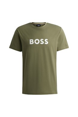 BOSS: Хлопковая футболка 