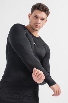 Nike: Чёрная футболка  Dri FIT