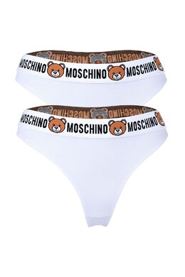 Moschino Underwear: Белые трусы 