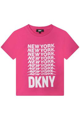 DKNY: Хлопковая футболка 