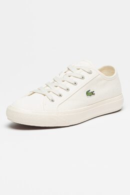 Lacoste: Белые кроссовки