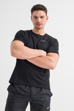 Nike: Чёрная футболка  Dri FIT