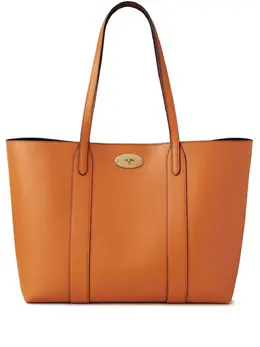 Mulberry: Оранжевая сумка-шоппер  Bayswater