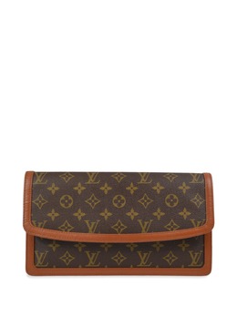 Louis Vuitton Pre-Owned: Коричневый клатч