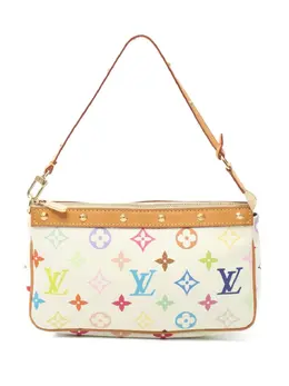 Louis Vuitton Pre-Owned: Белый клатч