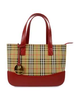 Burberry Pre-Owned: Бежевая сумка-шоппер