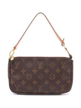 Louis Vuitton Pre-Owned: Коричневый клатч