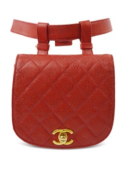 CHANEL Pre-Owned: Красная сумка 