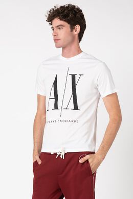 Armani Exchange: Чёрная футболка 