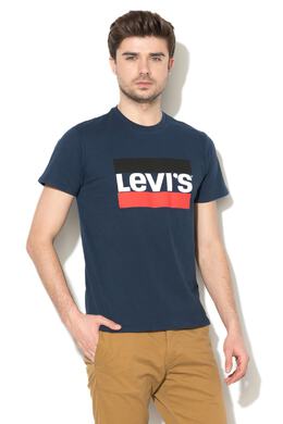 Levi's: Синяя футболка 