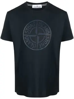 Stone Island: Футболка  Compass с принтом