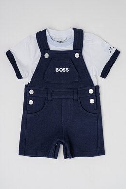 Boss Kidswear: Белая футболка