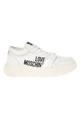 LOVE MOSCHINO: Белые кроссовки 