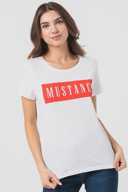 Mustang: Белая футболка 